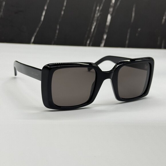 NEW SAINT LAURENT SL497 001 BLACK WOMEN SUNGLASSES SAINT LAURENT SL 497 001 - Picture 5 of 10